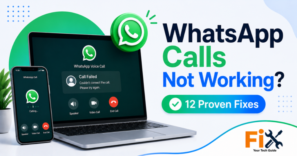Whatsapp calls not working on mobile and PC