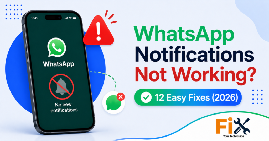 WhatsApp notifications not working on Android and iPhone with missing message alerts